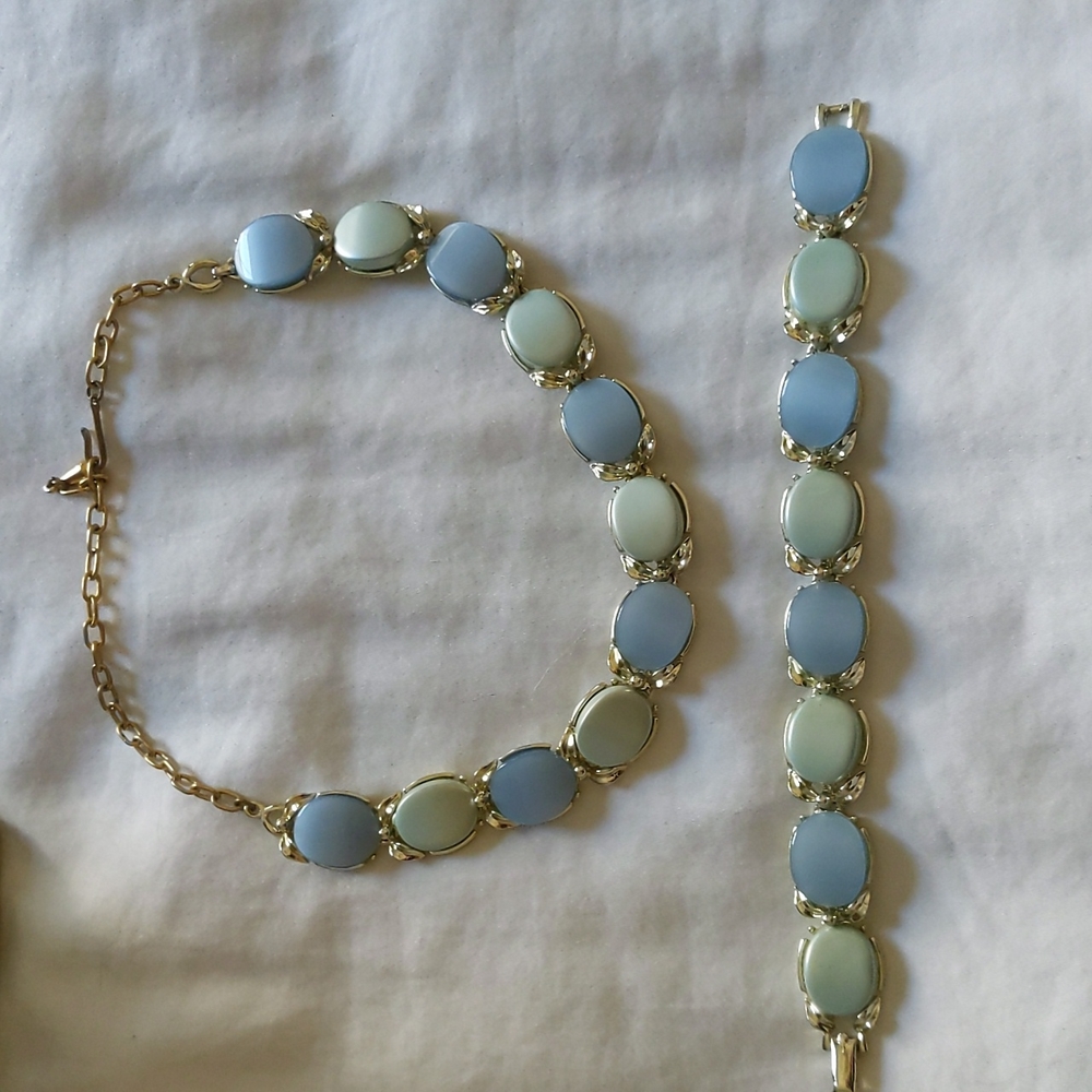 Vintage choker and bracelet set